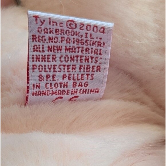 Ty Beanie Buddies 2004 Teddy Bear 14" Plush Pink Sweetest Heart Valentine's Day - Picture 5 of 6